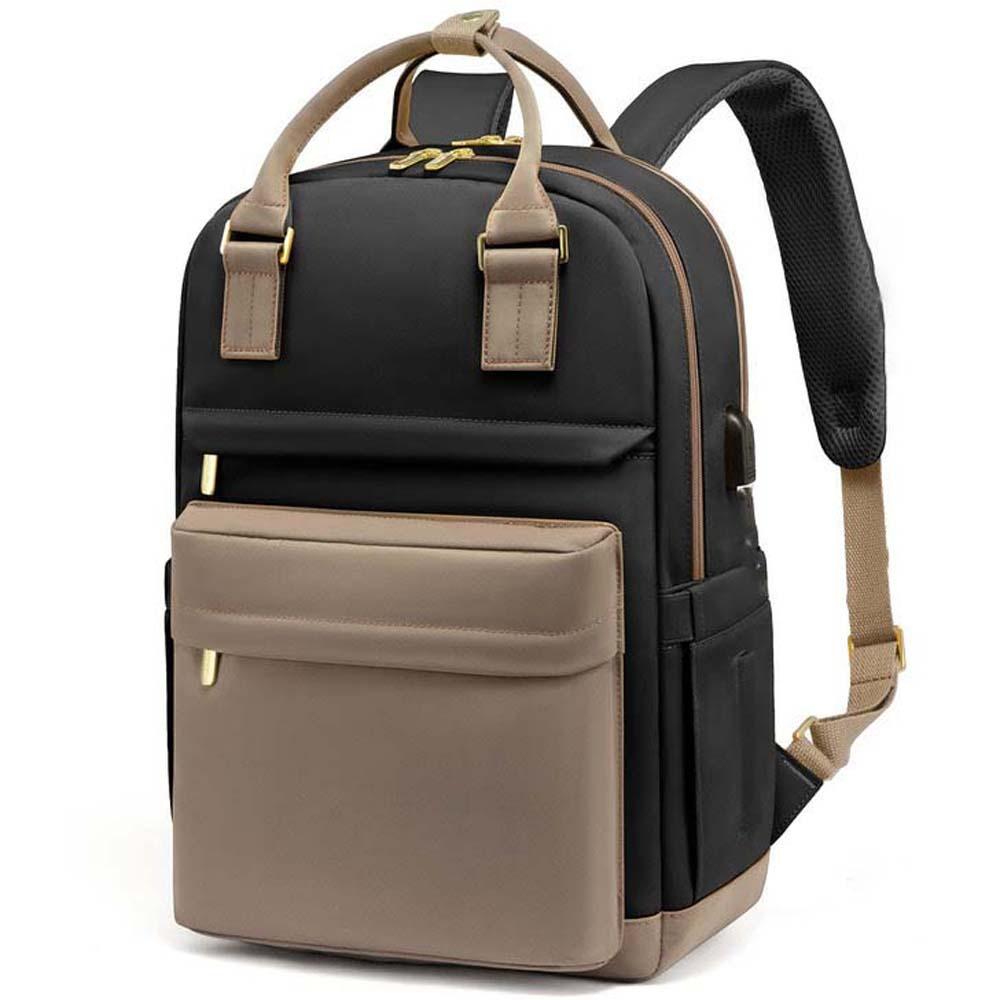 Large Capacity Laptop Backpack Oxford Cloth Large capacity School Bag Travel Daypack Women чёрныйхаки 2650₽