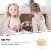 Mini Pot Miniature Kitchen Cooking Pot Alloy Accessories Realistic 112 Scale Mini House Decoration Small Lightweight Pretend