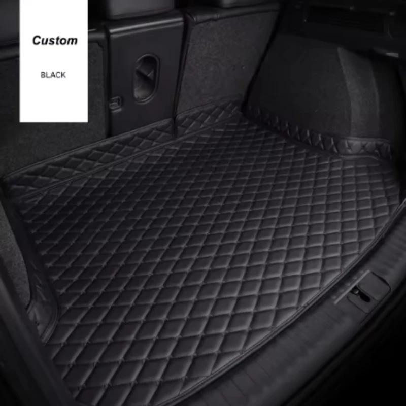PU Leather Custom Car Trunk Mats for Mercedes W177 A W169 W176 B W246 W245 W247 Interior Details Car Accessories All Models