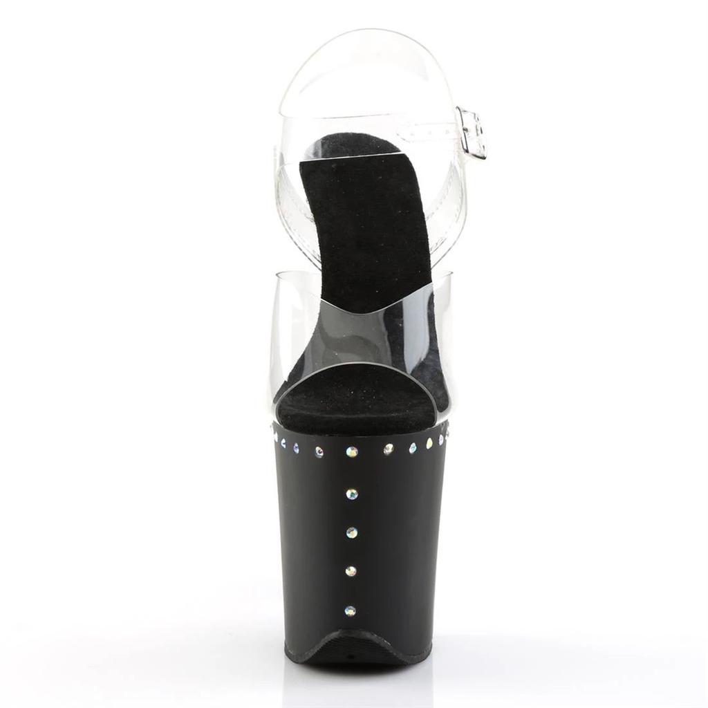 20Cm inlaid rhinestone waterproof table high heels sandals/high heels