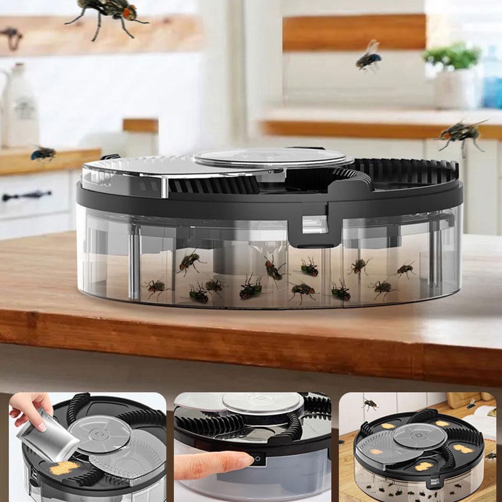 Rechargeable Fly Trap Easy To Effective Solution For Flying Pests Rechargeable Flycatcher Convenient