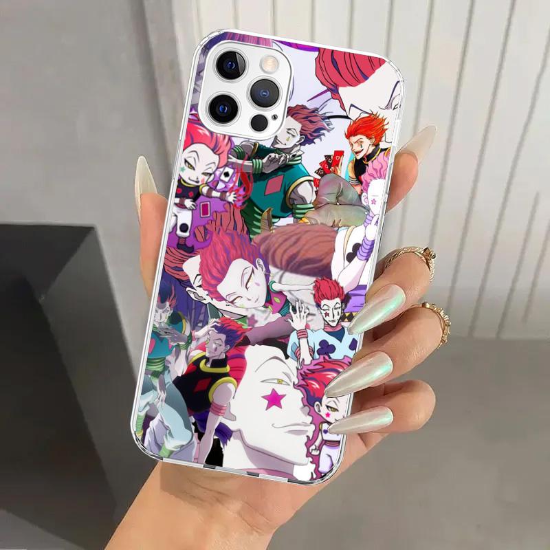 Hunter HXH Hisoka Phone Case for Iphone 16 15 14 13 12 Mini 11 Pro Max 16E X XS XR 7 Plus 8 SE 2020 Soft Funda Print Shell