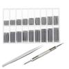 Stainless Steel Watch Spring Watch Strap Link Watch Strap Link Spring Bar Pin Watch Link Watch Spring Bar Replacement Repair Kit with Removal Watch