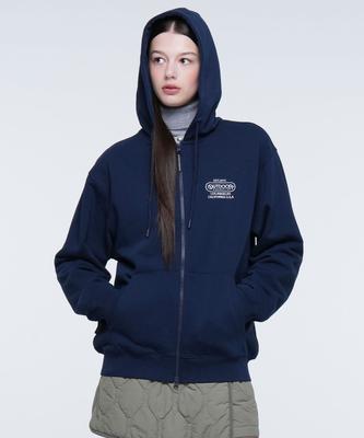 Outdoor Products Multi Logo Zip-Up Hoodie (Navy)