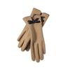 Bowknot  Five Fingers Windproof Non-slip Gloves Women Winter Gloves Women Finger Gloves