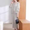 Middle-Aged Women's Autumn Cardigan & Sporty Two-Piece Set