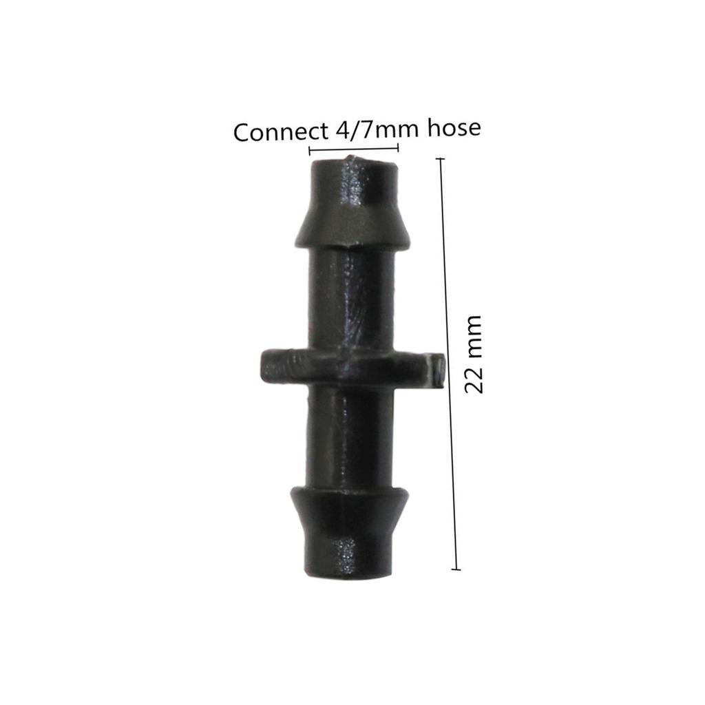 3/8mm 4/7mm 5/8mm Hose Barbed Connector DN16/DN20/DN25mm Pipe Straight Coupling Garden Orchard Lawn Irrigation System Tube Joint