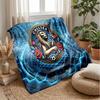 Coperta a tema Chelsea FC Morbida coperta in flanella Coperta morbida da divano Coperta accogliente per divano e letto per la decorazione della casa