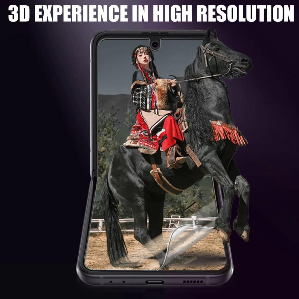 3PCS Hydrogel Film Screen Protector for Samsung Z Flip 7 6 5 Soft Protective Film for Samsung Galaxy Z Flip 6 5 7 Ultra HD Film