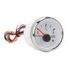 52MM Water Level Gauge E 1/2 F Colorful Backlight 240 To 33ohms for RV Yacht Boat DC9 To 32V White Dial with Silver Cover
