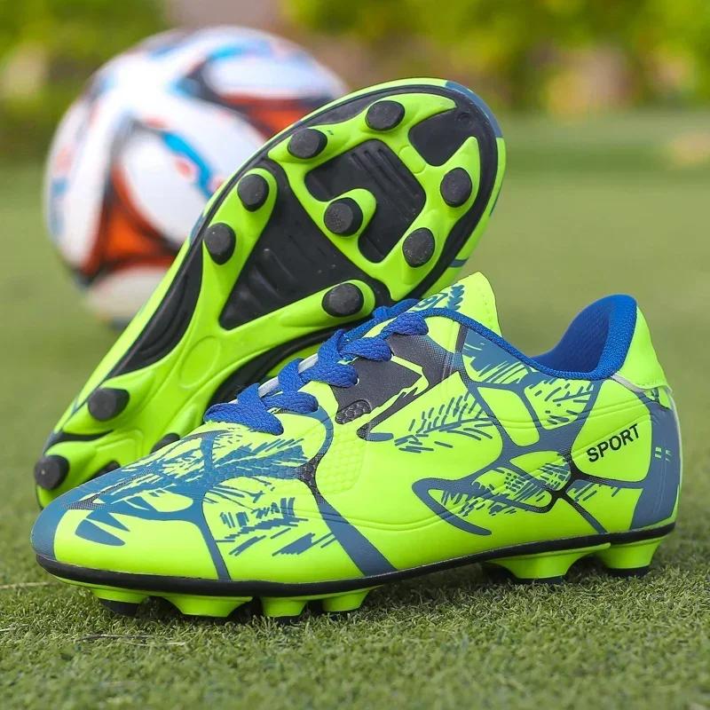 Youth Sports Shoes Student Children's Non-slip Soccer Shoes Artificial Grass Ag Spikes To Play Football Shoes