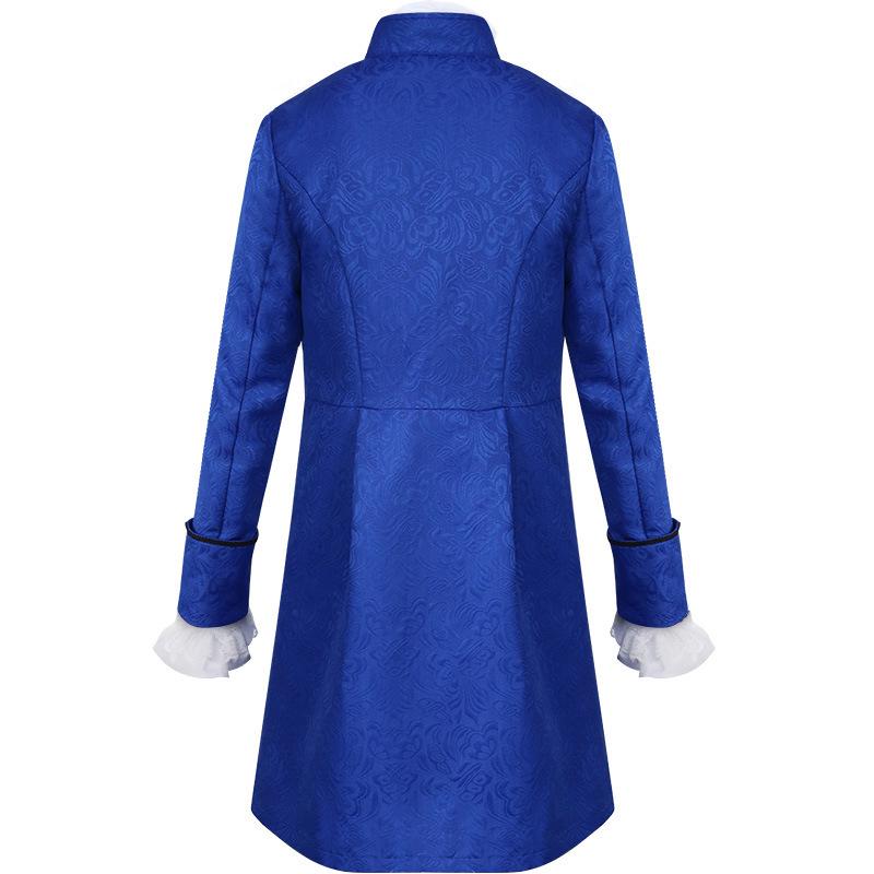 2025 Steampunk Retro Stehkragen Herrenmantel - Einfarbig Mode