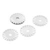 Rotary Blades, Rotary Cutter Wave Blade, 10pcs 45mm Multifunctional Rotary Cutter Pinking Blades for Leather Fabric Paper Lacework Sewing Tools