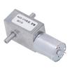 Dubbelaxlad växelmotor självlåsande CW CCW aluminiumlegering mässingsspole varvtalsreduceringsmotor DC12V