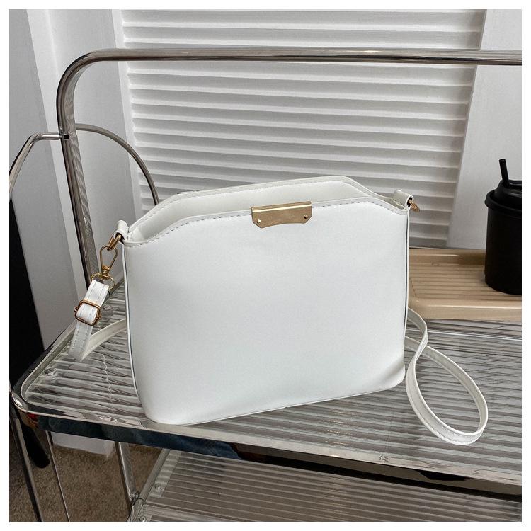 Atmosferyczna Minimalistyczna Damska Modna Torebka: 2025 Modna Wszechstronna Torba na Ramię i Przez Ramię w Jednolitym Kolorze