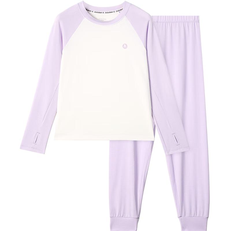 

Kids Sweat-Wicking Thin Thermal Underwear Set with Thumbholes 160