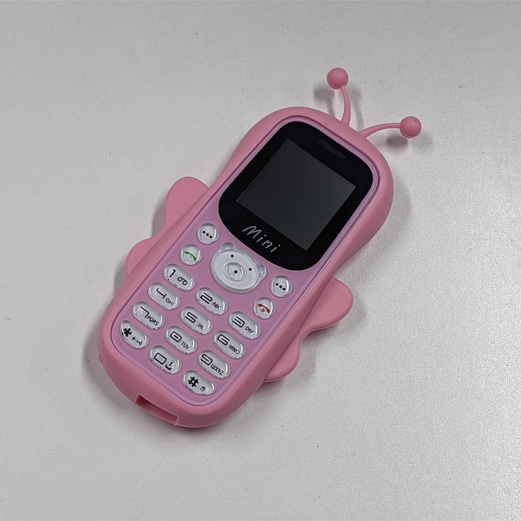 Brand New Cute Feature Phone Mini Cartoon H21 Bee Mobile Phone 1.44inch MTK 2G Network GSM Dual SIM Card FM Multi-functional Torch Cellphone