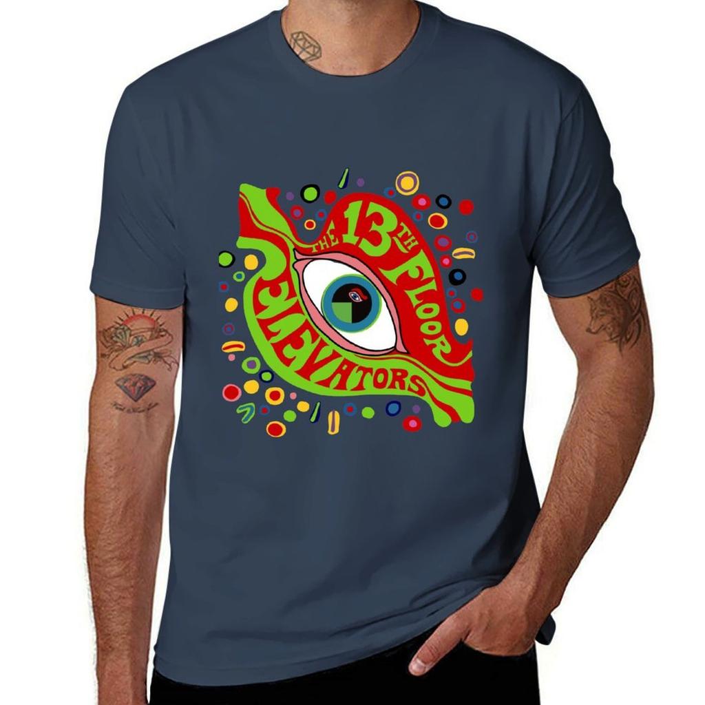 Das 13th Floor Elevators T-Shirt Lässiges Trendiges Kurzarm-T-Shirt