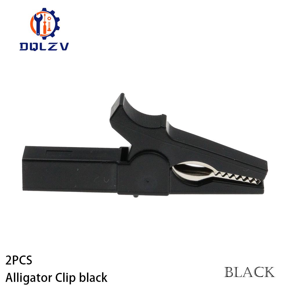 2PCS Battery Test Clip 55MM HV Alligator Clip For Banana Plug 4mm Multimeter Pen Cable Probes Crocodile Clip