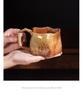 Irregular Retro Ceramic Coffee Mug - Unique Kiln-Changed Design