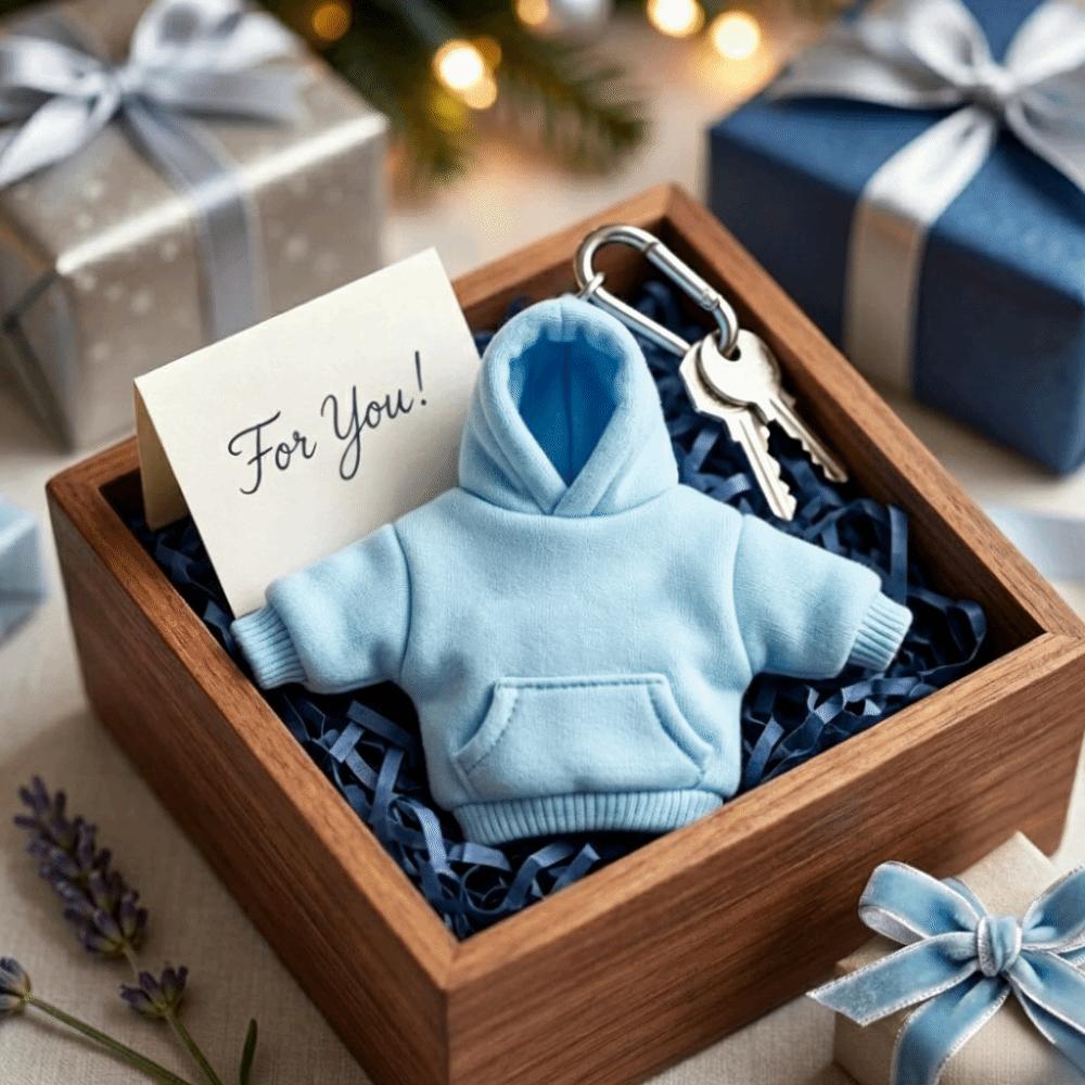 Soft Squeeze Mini Hoodie Keychain Hoodie Design Squeeze Fidget Toy  Relieve Anxiety