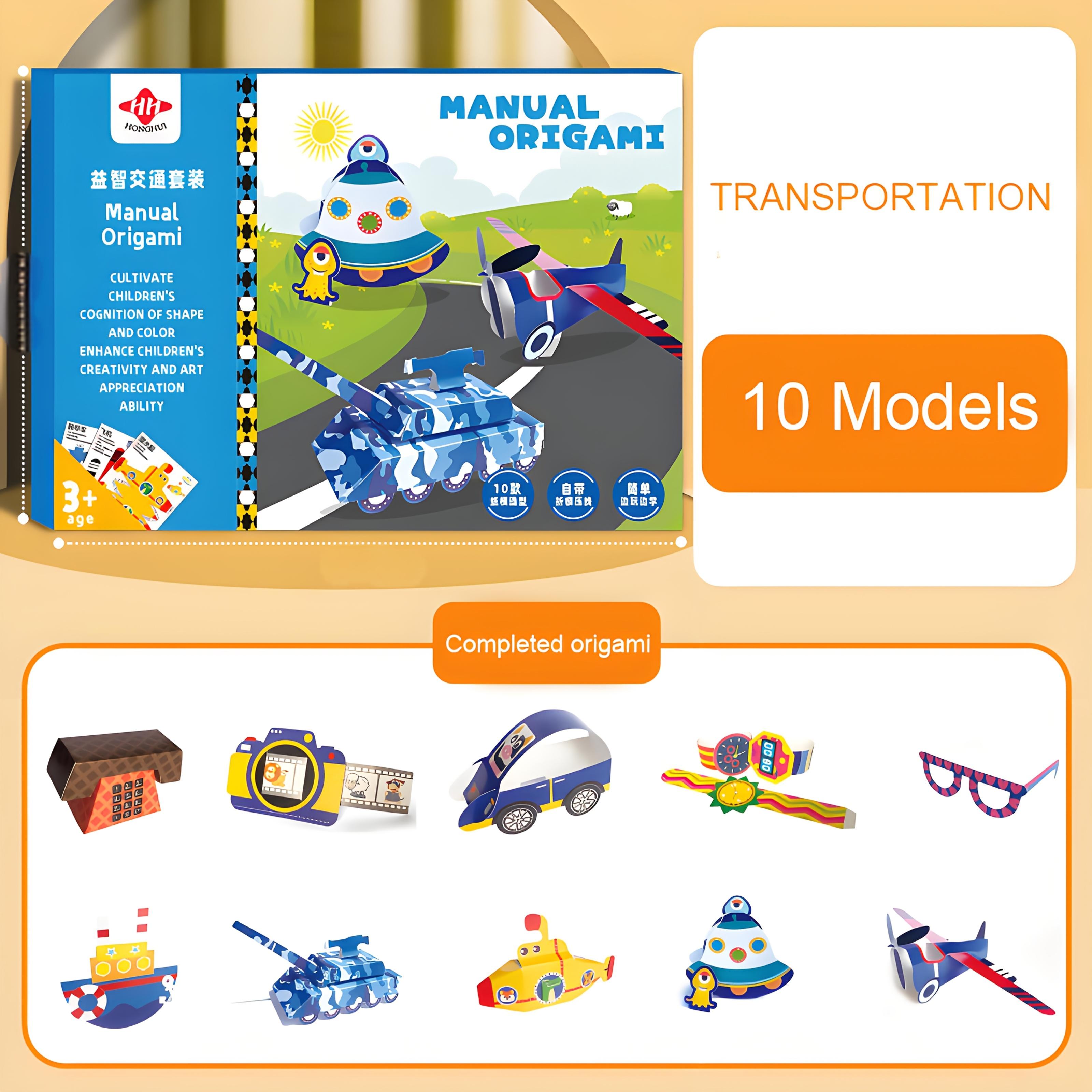 

Набор бумаги для 3D оригами для детей с книгой-руководством, узоры домашних животных, проекты «Сделай сам» для искусства и ремесел, игрушка-подарок для начинающих для мальчика и девочки