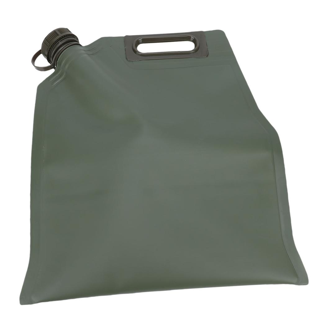 Gas Bladder TPU Leakproof Portable Handheld Gas Container Foldable Vehicle Oil Transfer Bag for Drivers Motorcycles SUVs Road Trips Green
