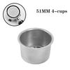 51Mm Coffee Filtration Basket Spare Stainless Steel For Delonghi Bottomless Portafilter Espresso Good Accessories Barista Tool