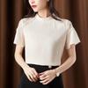 Chic Chinese Style Summer Blouse Womens Lace Short Sleeve Casual Fashion Chiffon Top
