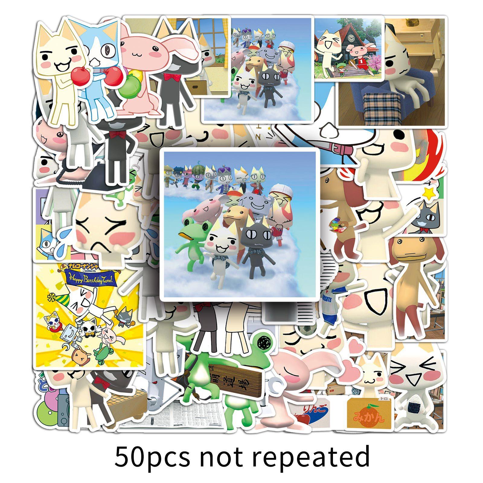 

50 Pictures of Dorocat Personalized Cartoon Game Peripheral Decorative Water Cup Suitcase Laptop Stickers