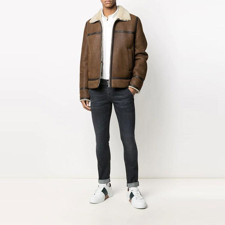 Polo Ralph Lauren Logo Embroidered Single-Breasted Long Sleeve Shirt Men Shirts White 710795235-008