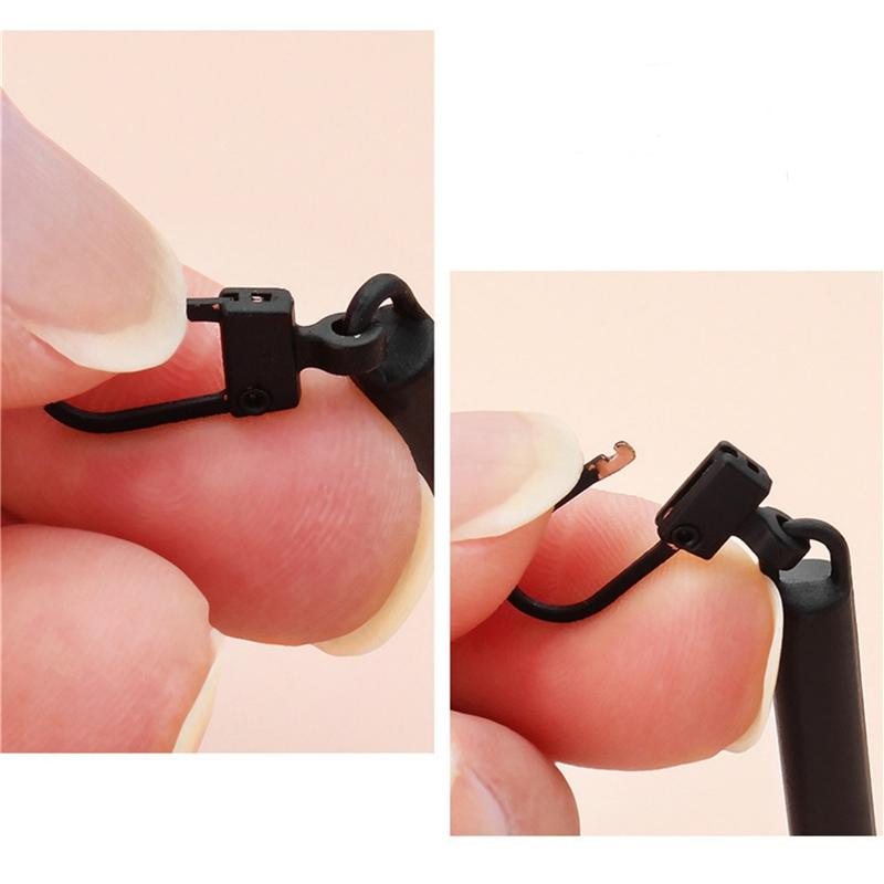 5pcs Zipper Slider Puller Instant Zipper Repair Kit Replacement Broken Buckle Zipper Sliding Teeth Rescue DIY Sewing Zipper Head