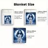 Corpse bride 2D Flat Pattern Flannel Blanket High quality All Seasons Warmth and Comfort Perfect for Christmas Gifts.NMT0928041