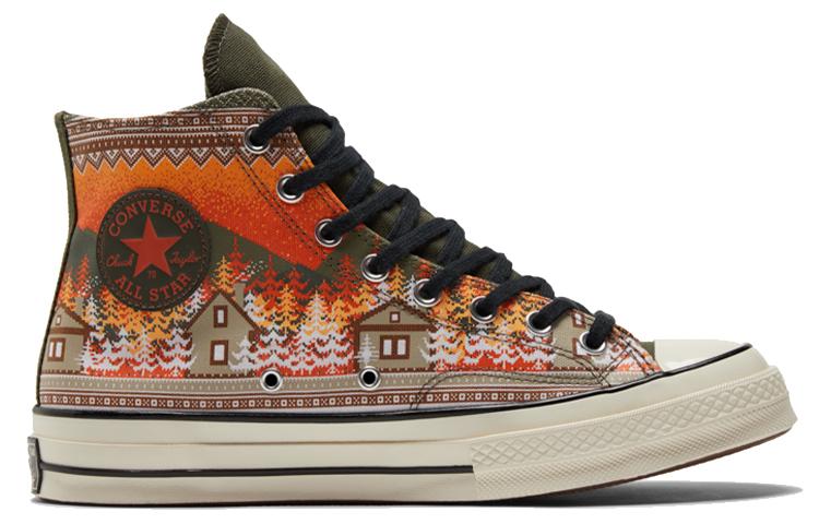 Chuck 70 Converse High 'Holiday Sweater - Orange' 172134C