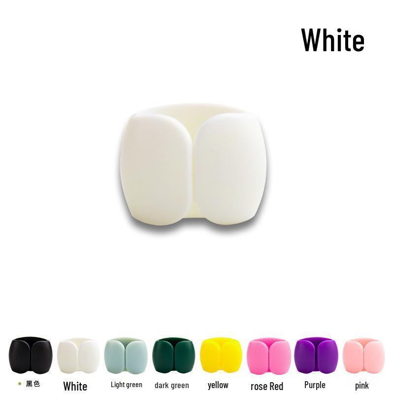 Multi-Hole Self-Adhesive Cable Organizer and Power Cord Holder