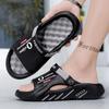 2025 Men's Massage Slippers Indoor Outdoor Sandals Beach Casual Shoes Comfortable Slides Men Women Home Slippers Big Size 46 47