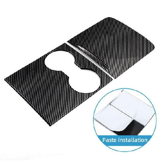 

Накладка на центральную консоль из настоящего углеволокна для Tesla Model 3 Y 2023 2022 Сухое углеволокно Глянцевая панель управления Салон автомобиля A