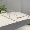 Vintage Rectangle Sunglasses Men New Fashion Classic Gradient Decorative Shades Women Ins Luxury Brand Design Sun Glasses