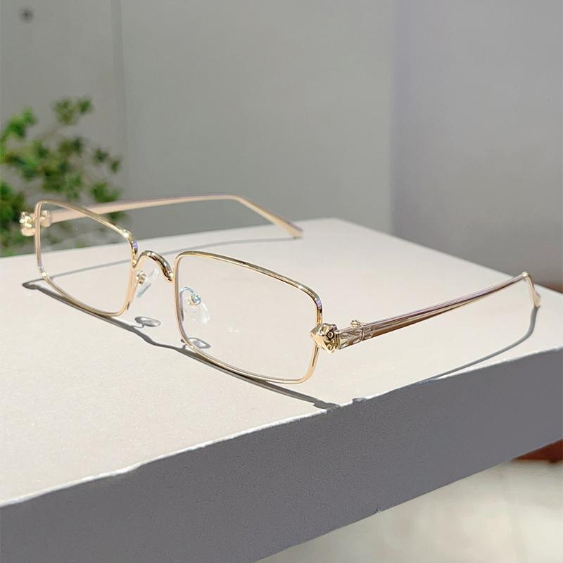 Vintage Rectangle Sunglasses Men New Fashion Classic Gradient Decorative Shades Women Ins Luxury Brand Design Sun Glasses