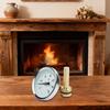 Indoor Heating Water Temperature Meter Thermometer With Brass Sleeve Silver Gold 8*50mm Thermometer Rod Easy Reading