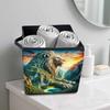 Stone Lion Mountain 5D Diamond Painting Storage Basket Full Round Drill Mosaic Diamond Embroidery Cross Stitch Kits Home Decor Home Decor