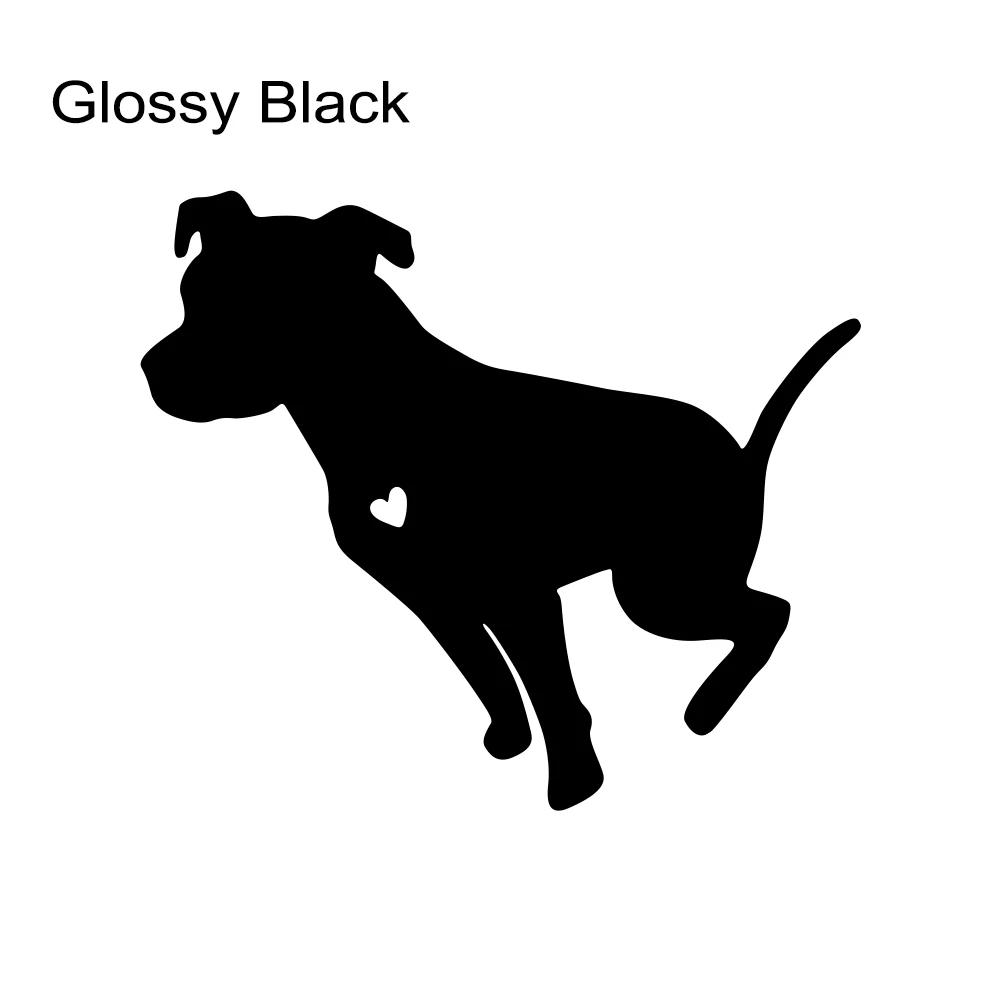 Funny Cute Pit Bull Dog Car Body Window Sticker Water-resistant Vinyl Decal Automobiles Styling Decoration Sticker Accessories