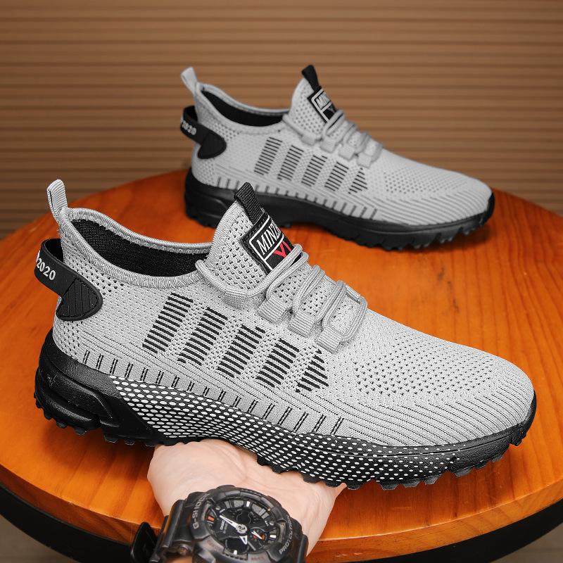 

2 New casual shoes fashion trend large size men s shoes lace-up running single shoes trendy sports shoes green campus 47 сірий колір