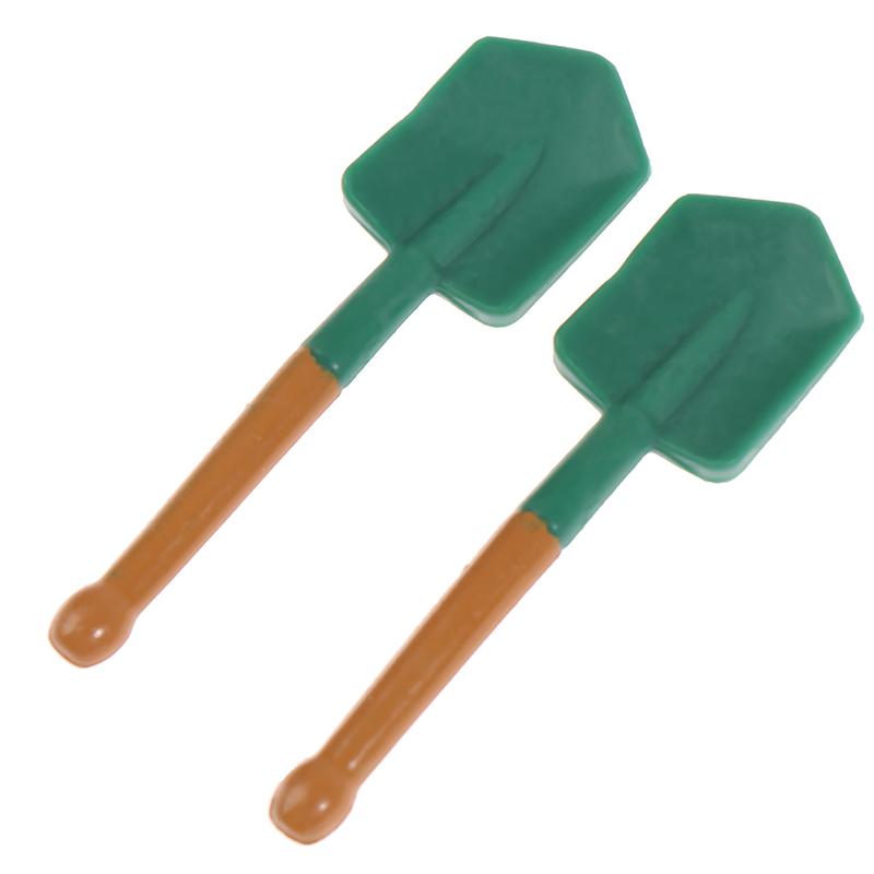 1:12 Dollhouse Miniature Shovel Farming Tool Model Toy Doll House Garden Decor