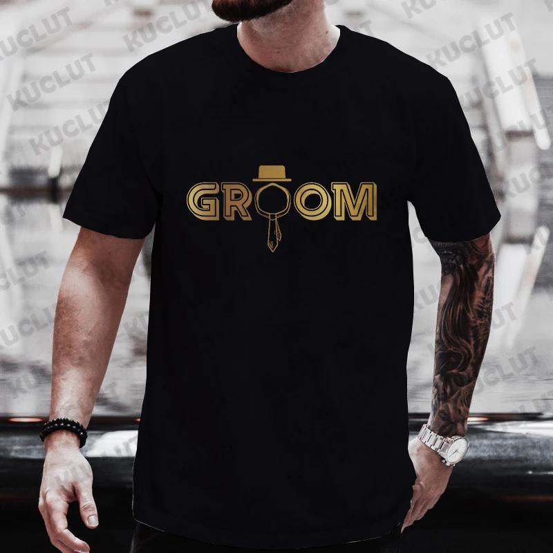 Groom Squad Best Man T Shirt EVG Team Future Groom Tees Single Farewell Bachelor Stag Party Tshirt Engaged Wedding Graphic Tops