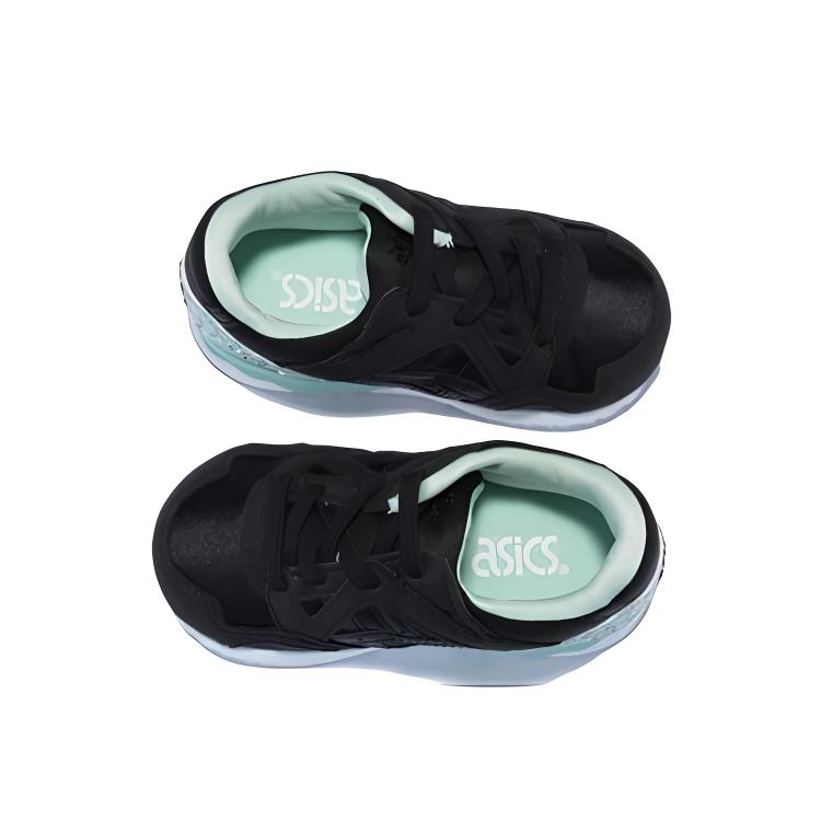 Asics Gel-Lyte 5 Durable Low-Top Walking Shoes Baby Shoes Black Green C7A7Y-9090