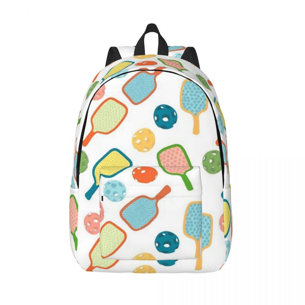 Sunny Pickleball Pattern Backpack Hot Sale Daypack Large Capacity Kids BookBag School Bag Shoulder Bags for Men Women