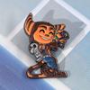 Ratchet & Clank Enamel Pin: Cartoon Character Brooch & Backpack Decoration Gift