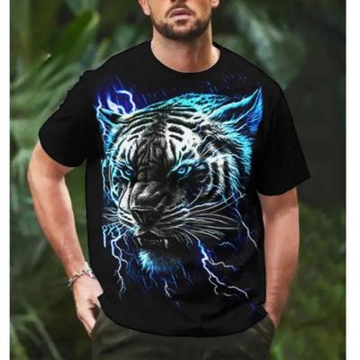 Men 3d Printed Short Sleeve O Neck T Shirt Summer Tees