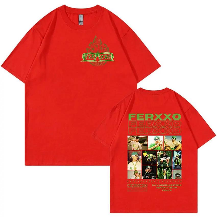 Rapper Feid Ferxxo 2024 Graphic T Shirt Mens Hip Hop Fashion High Quality TShirts Vintage Oversized Cotton Tshirt Streetwear